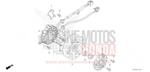 DEMARREUR GENERATEUR AC CBF125MER de 2024